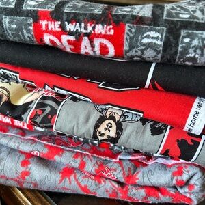 Walking dead fabric lot